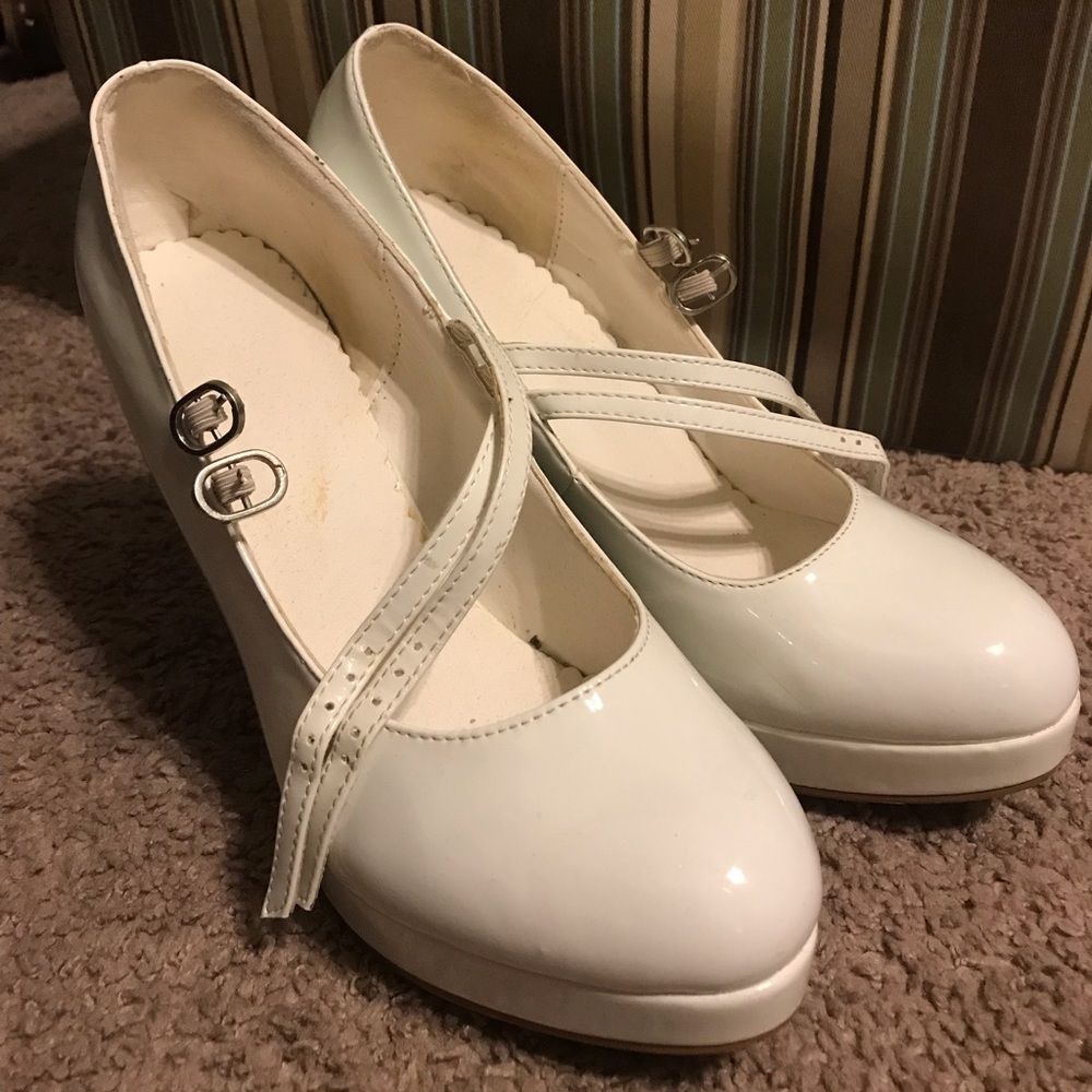 White High Heels